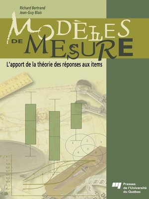 cover image of Modèles de mesure